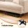 I.pet Dog Playpen Enclosure 4 Panels 185cm Flexible Foldable Pet Door Fence MDF Black with Rubber Feet