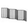 i.Pet Dog Playpen Gate 6 Panels 282cm Foldable MDF Pet Door Fence Grey