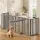 i.Pet Dog Playpen Gate 6 Panels 282cm Foldable MDF Pet Door Fence Grey
