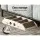 i.Pet Foldable Dog Ramp Steps for Bed, Sofa, Car - Stable, Slip-Resistant, Lightweight PP Plastic, 62x40x49cm, Beige