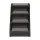 i.Pet Foldable Dog Ramp Steps - Portable, Non-Slip, Durable PP Plastic for Bed, Sofa, Car | Black | 62x40x49.5cm