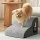 i.Pet 2-Step Dog Ramp for Small Dogs | High-Density Foam, Non-Slip Suede, 40x40x27cm | Easy Clean & Storage Bag