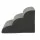 i.Pet Dog Ramp Steps: 3-Tier Foam Pet Stairs for Bed & Sofa, Non-Slip Suede, Water-Resistant, Machine Washable, Grey
