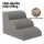 i.Pet Dog Ramp Steps: 3-Tier Foam Pet Stairs for Bed & Sofa, Non-Slip Suede, Water-Resistant, Machine Washable, Grey