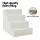 i.Pet Dog Ramp & Step: 4-Step Foam Ladder, Non-Slip Suede, Water-Resistant, 52x70x60cm, Dark Grey, No