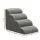 i.Pet 4-Tier Dog Ramp Steps - High-Density Foam, Non-Slip Suede, Water-Resistant, 74x41x50cm, Easy-C