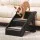 i.Pet Dog Ramp 3-Step Foldable Pet Stairs for Bed Sofa and Car Slip-Resistant Portable Black 25kg