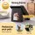 i.Pet Dog Ramp 3-Step Foldable Pet Stairs for Bed Sofa and Car Slip-Resistant Portable Black 25kg