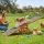 i.Pet Dog Agility Seesaw 180cm for Dogs up to 20kg Fir Wood Outdoor Obedience Training Obstacle Brown