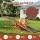 i.Pet Dog Agility Seesaw 180cm for Dogs up to 20kg Fir Wood Outdoor Obedience Training Obstacle Brown