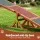 i.Pet Dog Agility Seesaw 180cm for Dogs up to 20kg Fir Wood Outdoor Obedience Training Obstacle Brown