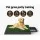 i.Pet Training Tray: Large Dog Potty with Grass Mat, Odourless, Non-Toxic, Easy Clean, 64x52cm, Indoor/Outdoor Use