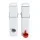 Giantz 4L Chicken Feeder and Water Dispenser Kit, Automatic PVC Poultry Waterer, Gravity Feed, Easy Clean, White