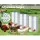 Giantz 4L Chicken Feeder and Water Dispenser Kit, Automatic PVC Poultry Waterer, Gravity Feed, Easy Clean, White