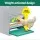 Giantz Automatic Chicken Feeder 30L Galvanised Steel, Treadle Self-Opening, Rust Resistant, Mess-Free, Easy Assembly