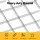 i.Pet Welded Wire Mesh Roll 40 m x 0.91 m Poultry Fence 12.7 mm Grid 0.6 mm Wire Anti‑Rust Coating 40m