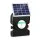 Giantz 20KM Solar Fence Energiser, 1.2J Output, Waterproof & Efficient Monocrystalline Panel, 20-29 Day Battery Life