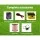 Giantz 3KM Solar Electric Fence Energiser with 400M Polytape & Insulators - Waterproof, UV Treated, 0.1J, 8KV
