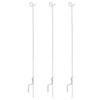 Giantz 20x Electric Fence Pigtail Posts - Durable Steel, 104CM, Anti-Rust, PP Insulated, Easy Install, 1-Year Warranty