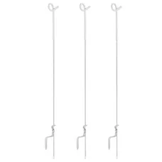 Giantz 20x Electric Fence Pigtail Posts - Durable Steel, 104CM, Anti-Rust, PP Insulated, Easy Install, 1-Year Warranty