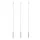 Giantz 20x Electric Fence Pigtail Posts - Durable Steel, 104CM, Anti-Rust, PP Insulated, Easy Install, 1-Year Warranty