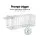 Giantz Gardeon Large Humane Animal Trap Cage - 66x23cm, Rust-Resistant Galvanised Iron, Collapsible Design, Safe Capture