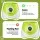 i.Pet Automatic Rechargeable Dog Ball Launcher 6 Tennis Balls Adjustable 3m 6m 9m Green Type C Charging