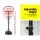 Everfit Adjustable Basketball Hoop Stand System with Shatterproof Backboard, Steel Frame, and Portable 35L Base