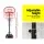 Everfit Adjustable Basketball Hoop Stand System with Shatterproof Backboard, Steel Frame, and Portable 35L Base
