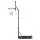 Everfit Portable Basketball Hoop Adjustable Foldable Stand 2.07m Polycarbonate Backboard Steel Rim Mobile System