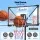 Everfit Portable Basketball Hoop Adjustable Foldable Stand 2.07m Polycarbonate Backboard Steel Rim Mobile System
