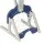 Keezi Kids Adjustable 6-in-1 Sports Centre - Basketball, Soccer, Golf & More, Non-Toxic PP, Ages 3-7, Blue