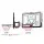 Everfit 43-Inch Wall Mount Kids Basketball Hoop Clear Backboard Steel Rim Spring-Loaded Ring with Nylon Net
