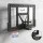 Everfit 43-Inch Wall Mount Kids Basketball Hoop Clear Backboard Steel Rim Spring-Loaded Ring with Nylon Net