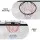 Everfit 43-Inch Wall Mount Kids Basketball Hoop Clear Backboard Steel Rim Spring-Loaded Ring with Nylon Net