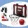 Everfit Mini Basketball Hoop 40 x 30cm Indoor LED Scoreboard Over Door Set with Four Balls and Foldable Rim