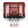 Everfit Mini Basketball Hoop 40 x 30cm Indoor LED Scoreboard Over Door Set with Four Balls and Foldable Rim