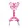 Keezi 3-in-1 Kids Basketball Hoop Soccer Goal Golf Game Set Pink Sports Activity Centre