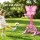 Keezi 3-in-1 Kids Basketball Hoop Soccer Goal Golf Game Set Pink Sports Activity Centre