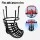Everfit Basketball Hoop Rebounder with 360° Ball Return System - Durable Plastic, Fits 38cm & 45cm Rims, Easy Assembly