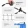 Everfit 4m Portable Sports Net Kit - Adjustable Height, Black Steel Frame, PE Mesh for Badminton, Tennis, Volleyball