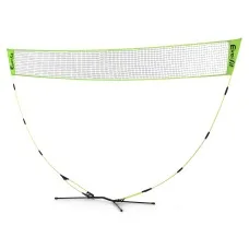 Everfit 3M Portable Sports Net - Durable Steel Frame, PE Mesh, Easy Setup for Badminton, Tennis, Volleyball (Yellow)