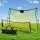 Everfit 2.1m Portable Soccer Rebounder Net - Durable Steel Frame & PE Mesh, Quick Setup, Yellow,