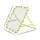 Everfit Portable Rebound Net: 100x81x100cm, Yellow, Metal Frame, HDPE Mesh for Soccer, Baseball, Football Training