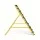 Everfit Portable Rebound Net: 100x81x100cm, Yellow, Metal Frame, HDPE Mesh for Soccer, Baseball, Football Training