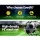 Everfit 2.4m Portable Soccer Goal Net - Durable Steel Frame, Quick Setup, Lightweight Design for Sports Training