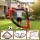 Everfit Pop Up Soccer Goal Nets Set of 2 121cm x 76cm x 76cm Heavy Duty Portable Kids Training Red