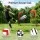Everfit Pop Up Soccer Goal Nets Set of 2 121cm x 76cm x 76cm Heavy Duty Portable Kids Training Red