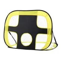 Everfit Portable Soccer Football Net - Durable Knotless Net, Easy Setup, Fibreglass Poles, 107cm x 78cm x 78cm, Carry Bag Included