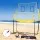 Everfit 8ft Portable Volleyball Net Set - Adjustable Height, Durable Dacron Mesh, Includes PVC Ball & Carry Bag